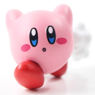 KENTON Collection Action Figure Cartoon Chef with Spoon Star Kirby Decorate Dolls Mini Model Toys Kawaii Figure Doll Kids Gifts Kirby Figure