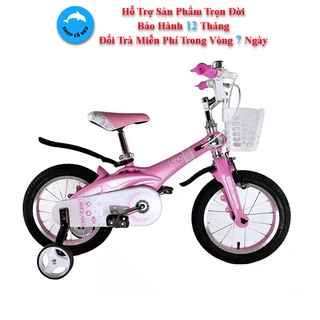 Xe Đạp Trẻ Em LanQ 43 Khung Magie Siêu Đẹp Dành Cho Bé Gái Từ 2 Đến 7 Tuổi