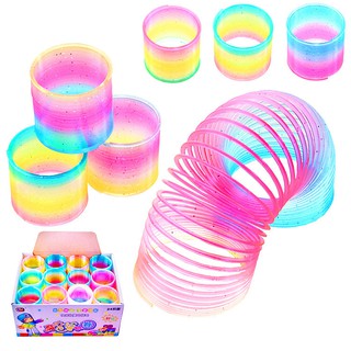Lò xo ma thuật cầu vồng 8cm  siêu cool - Đồ chơi vận động