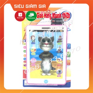 SIÊU GIẢM GIÁ -  Đồ chơi Ipad máy tính bảng - Đồ chơi Tom thông minh cảm ứng nhiều chức năng có nhạc