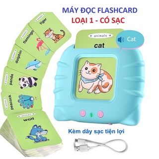Máy học tiếng anh thông minh cho bé với 122 thẻ flashcard 2 mặt 224 từ vựng khác nhau