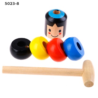 5023-8 1set Immortal Daruma Unbreakable Wooden Man Magic Toy Fun Toy Accessory 5023-8