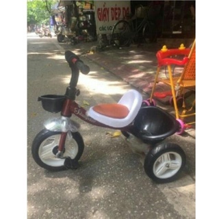 Xe đạp 3 bánh yên da 2giỏ cho bé 3-6 tuổi