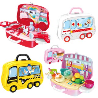 Bộ dụng cụ sửa chữa, trang điểm, nấu ăn, bác sĩ đa năng cho bé trai và bé gái - Ảnh 2