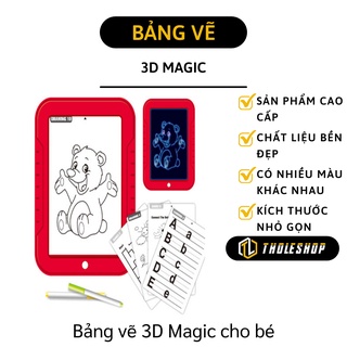 Bảng Vẽ 3D Magic - Bảng Viết, Vẽ Điện Tử Tự Xóa Thông Minh Cho Bé Học Tập 7862