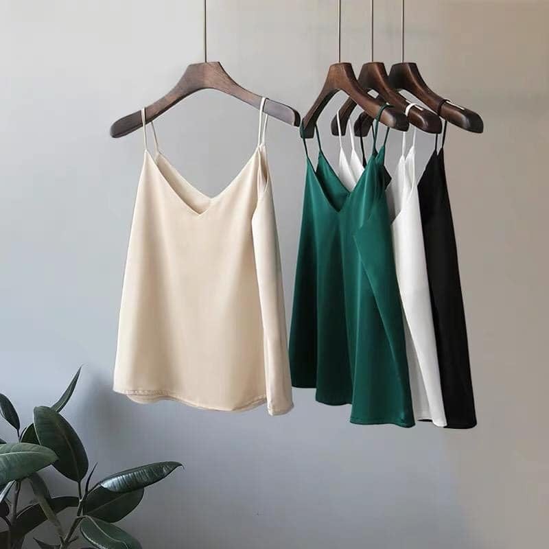 ÁO HAI DÂY LỤA MẶC TRONG VEST BLAZER, ÁO LUẠ 2 DÂY CÓ SIZE MỚI 2026