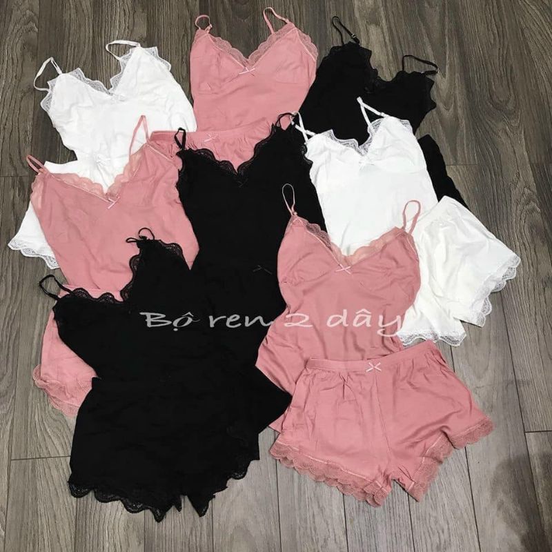 set bộ 2 dây viền ren - Ảnh 2