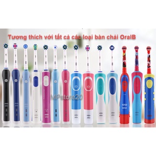 -Đầu bàn chải Gumcare, Sensitive, Cross, Floss, Precision, 3D White,...cho bàn chải đánh răng điện Oral-B - Ảnh 5
