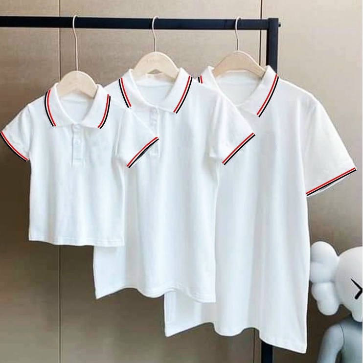 ÁO GIA ĐÌNH CÓ CỔ??? chất liệu cotton co giãn tốt loại 1 cực kỳ hot trend ??? đủ màu đủ size