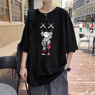 Áo thun nam nữ unisex tay lỡ, áo phông cotton from rộng AD69 Oversize - Ảnh 3