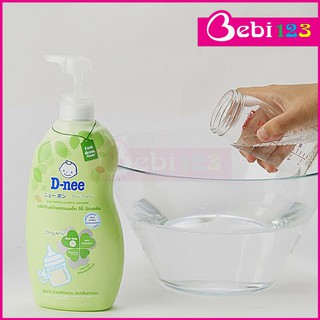 Nước Rửa Bình Sữa Dnee Organic Chai 620ml