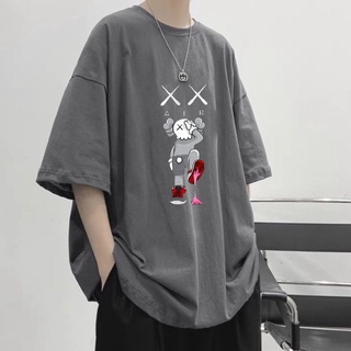 Áo thun nam nữ unisex tay lỡ, áo phông cotton from rộng AD69 Oversize - Ảnh 2