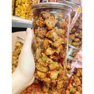 Tóp Mỡ Cháy Tỏi Hành Hủ 500Gram, Da Heo Sốt Mắm, Chân Gà Sốt Chanh Dây / Da Cá / Da Gà Hàng ngon nhà làm - Ảnh 6