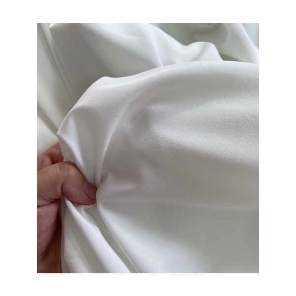 Vải Lót lụa mềm mịn màu trắng, vải lót may mặc khổ 1mx1,5m