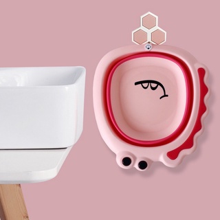 Thau Chậu rửa mặt gấp gọn hình khủng long cười cho bé yêu - Ảnh 6