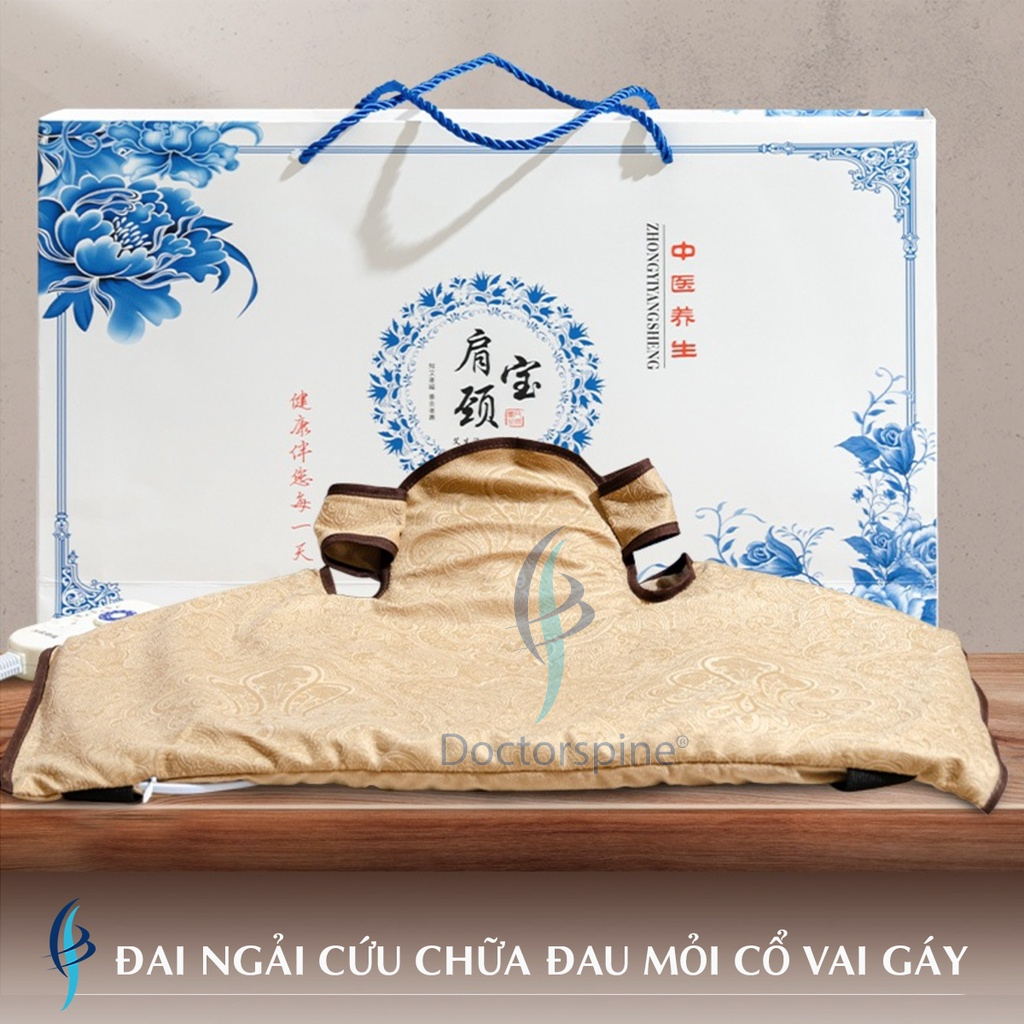 Đai Chườm Cổ Vai Gáy Ngải Cứu - Cải thiện đau mỏi,thoái hóa đốt sống cổ - Sản phẩm tốt cho sức khỏe - Ảnh 3