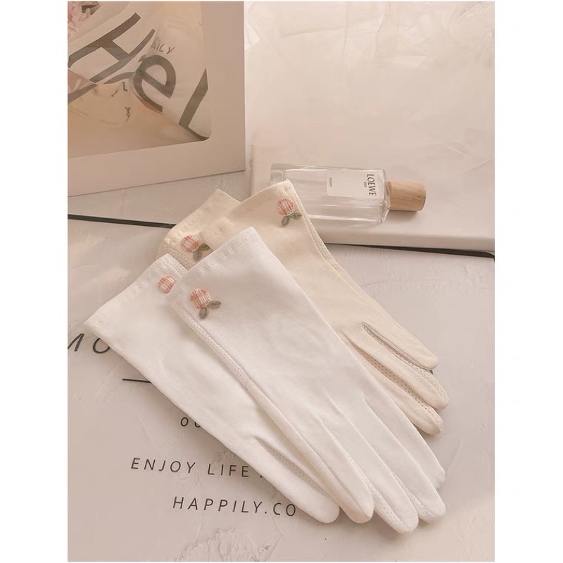 Găng Tay Chống Nắng Nữ Dễ Thương Chống Tia UPF50, Mỏng-Nhẹ, Cảm Ứng, Thời Trang - Ảnh 4
