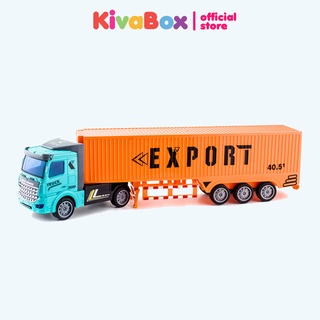 Xe container đồ chơi trẻ em KIVABOX, kích thước lớn, siêu bền bỉ và an toàn cho trẻ - Ảnh 6