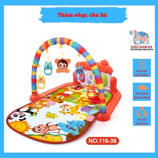 Thảm nhạc nằm chơi hỗ trợ phát triển trí tuệ cho bé yêuu ơi