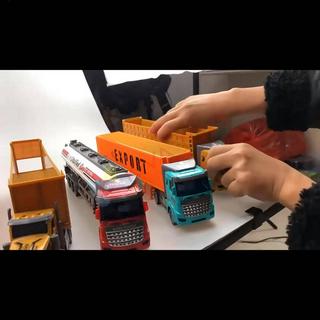 Xe container đồ chơi trẻ em KIVABOX, kích thước lớn, siêu bền bỉ và an toàn cho trẻ - Ảnh 2