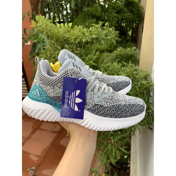 Giày alphabounce giày neaker thể thao nam nữ full 5 màu ghi hồng, ghi vàng, ghi xanh, đen trắng, đen full