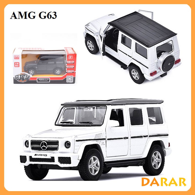 MÔ HÌNH XE Ô TÔ Merc G63 Đồ Chơi đúc Kim Loại tỷ lệ 136 - Ảnh 2