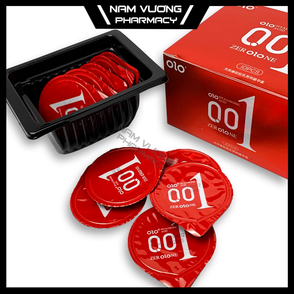 Bao Cao Su Olo Siêu Mỏng 001 Đỏ Nữ Thần Ấm Nóng,x2 Gel Bôi Trơn Truyền Nhiệt Tốt, Kéo Dài Thời Gian-hộp 10c - Ảnh 3