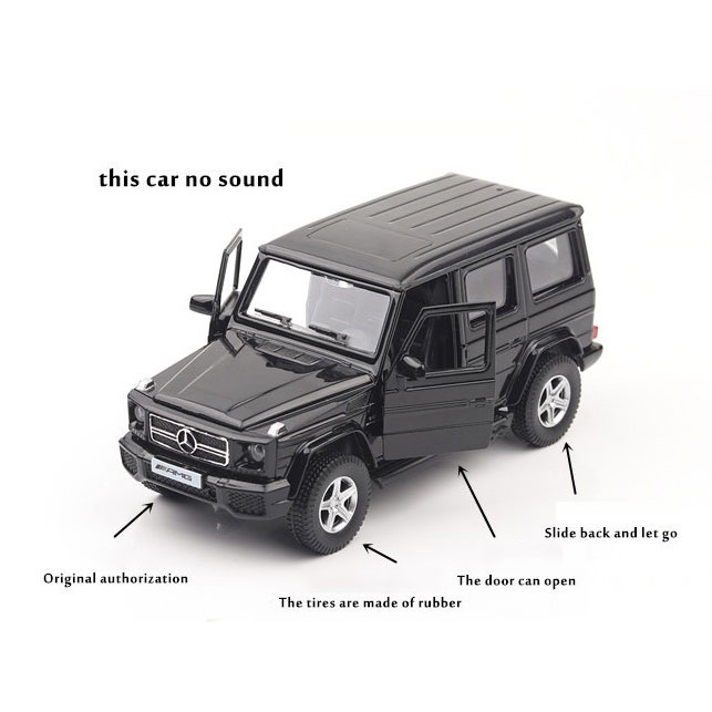 MÔ HÌNH XE Ô TÔ Merc G63 Đồ Chơi đúc Kim Loại tỷ lệ 136 - Ảnh 3