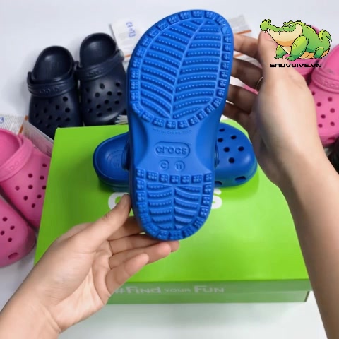Dép Crocs Kid Band Classic Clog Chính Hãng - Sấu Vui Vẻ - CCK - Ảnh 2