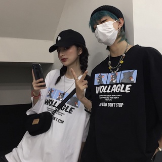 Áo thun nam nữ unisex tay lỡ, áo phông cotton from rộng AD69 Oversize - Ảnh 5