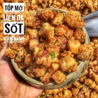 Tóp Mỡ Cháy Tỏi Hành Hủ 500Gram, Da Heo Sốt Mắm, Chân Gà Sốt Chanh Dây / Da Cá / Da Gà Hàng ngon nhà làm - Ảnh 2