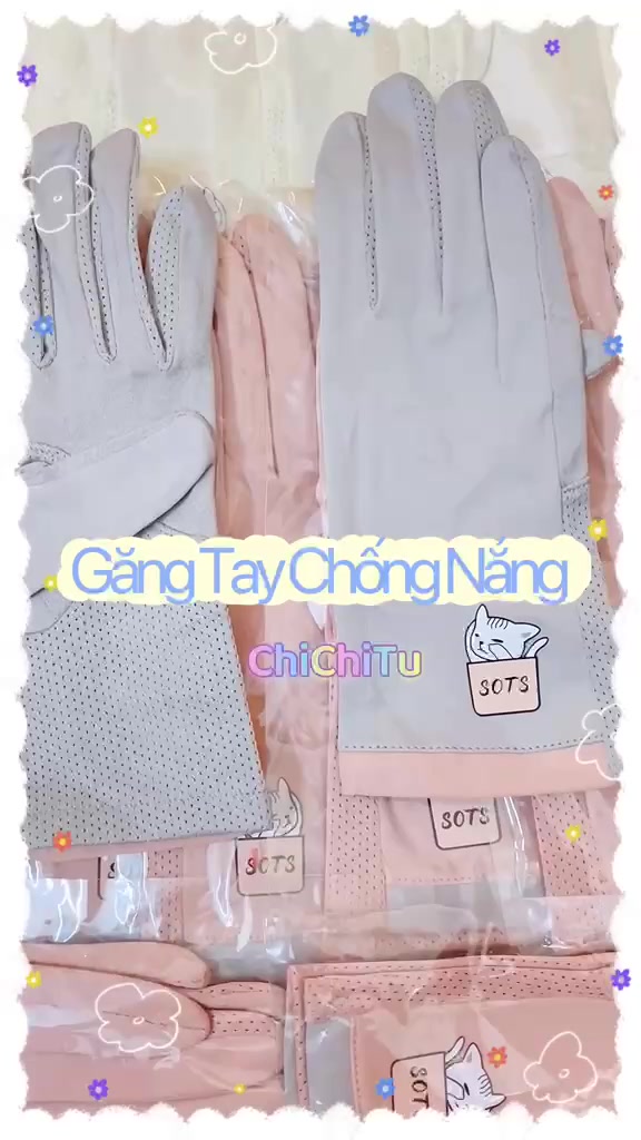 Găng Tay Chống Nắng Nữ Dễ Thương Chống Tia UPF50, Mỏng-Nhẹ, Cảm Ứng, Thời Trang - Ảnh 2