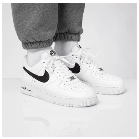 Giày Nike Air Force 1, AF1 trắng đế Air vệt đen, Cao Cấp Nhất full box hot 2026