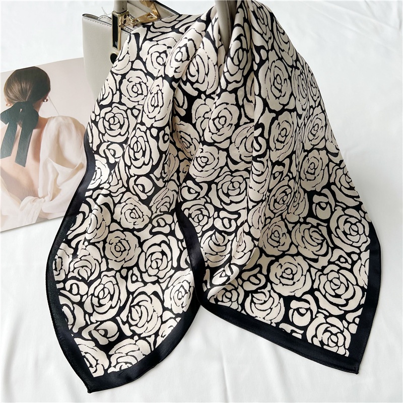 Khăn Lụa Satin Vuông 70cm Cho Nữ WJ1026-279