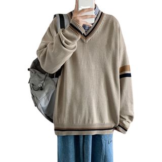 Áo len AOKANG tay dài cổ chữ V thời trang Hàn Quốc dành cho nam - Ảnh 6