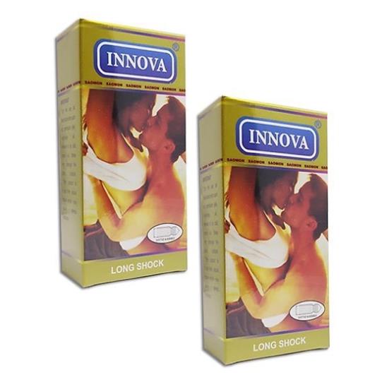 Bao Cao Su Gân Gai Chống Xuất Tinh Sớm INNOVA Vàng Hộp 12 chiếc Sily Store