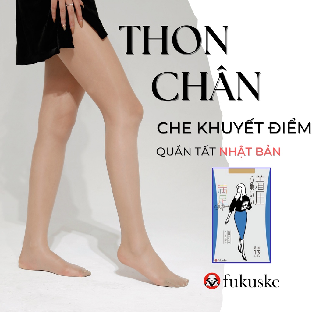 Quần tất nữ Nhật Bản Fukuske Bó form tôn dáng thon chân - Che khuyết điểm - Bản 2026 - BAHACHIHA