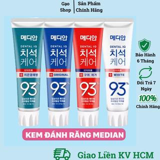 Kem đánh răng Hàn Quốc trắng răng MEDIAN DENTAL IQ 93% 120g sáng bóng