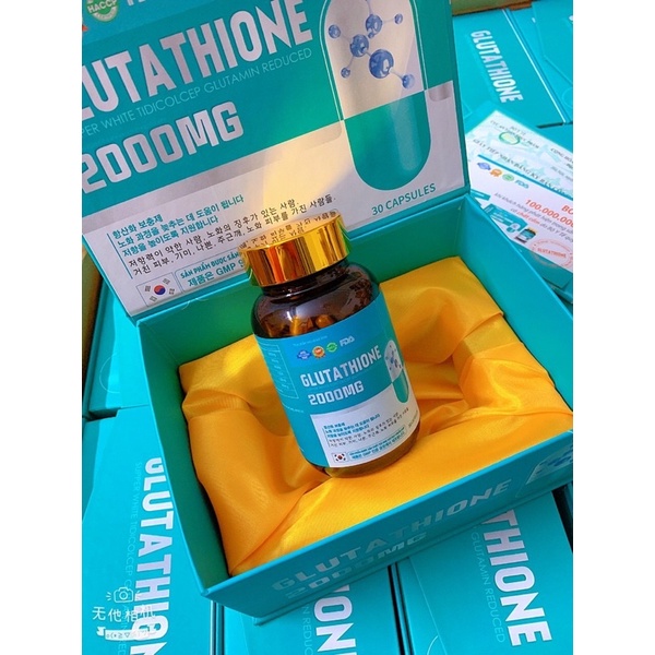 Mua Viên Glutathione 2000Mg, Viên Uống Trắng Da Glu 2000 Mờ Nám Đẹp Da Giảm  Giá