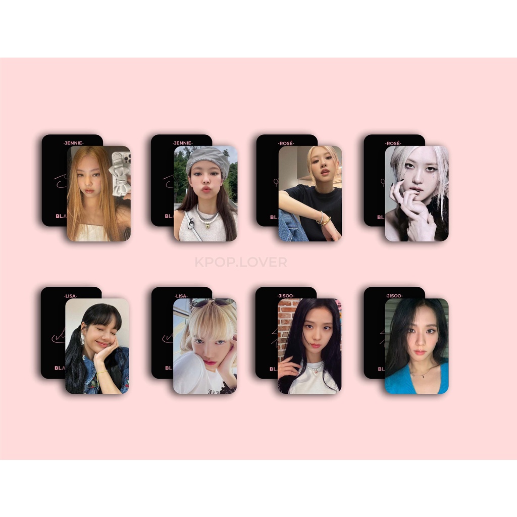 SET 8 CARD BO GÓC BLA.CK.P.INK ĐỦ THÀNH VIÊN