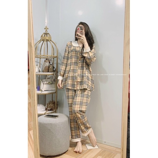 BỘ LỤA MANGO CỔ BE MẶC BẦU VÀ SAU SINH