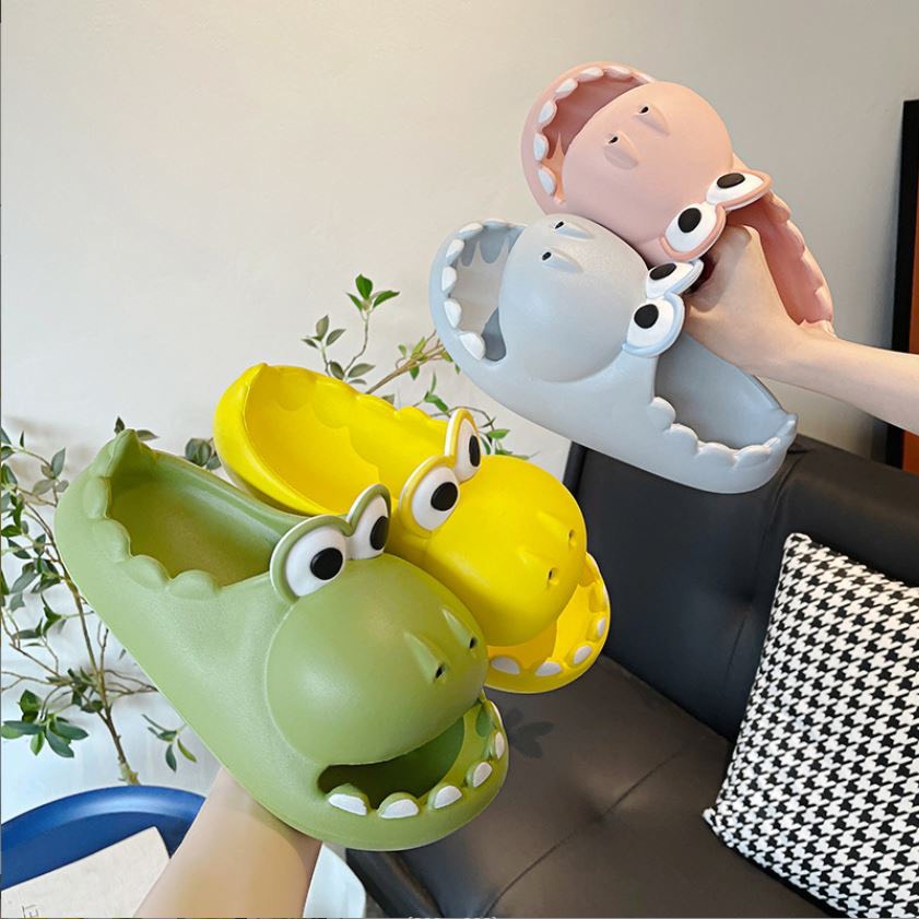 loa?i 1-tu?i zip Dép quai ngang nư? cá sấu, dép ha? ma? mắt to siêu cute phong cách ha?n quô?c mâ?u mơ?i năm nay