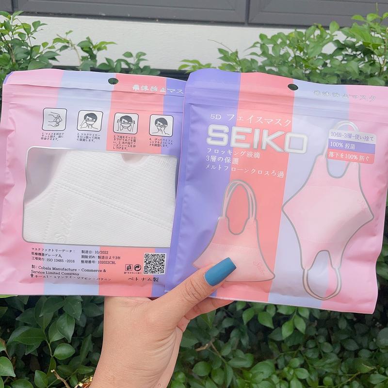 Khẩu Trang 5D SEIKO 1 Túi 10 Chiếc