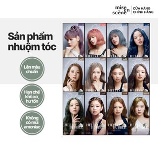 Sản phẩm nhuộm tóc mise en scene Hello Bubble