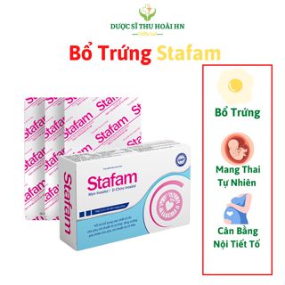 Bổ trứng STAFAM - tăng chất lượng trứng, kích trứng, tăng thụ thai, bổ trứng blackmores, femifortil
