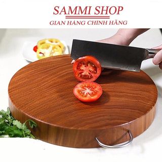 Thớt gỗ nghiến tây bắc, thớt gỗ không tâm nguyên khối độ bền cao, Sammi shop