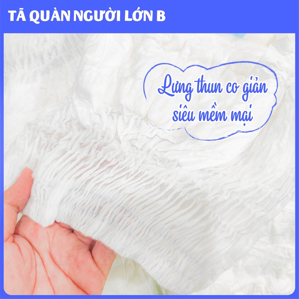 Combo 100 miếng tã quần người lớn B tiết kiệm - mềm mại - khô thoáng