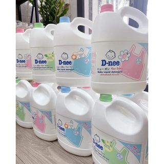 Nước giặt quần áo em bé Dnee 3000ml-Nước Giặt Xả Cho Trẻ Em an toàn, Chính hãng Công ty Đại Thịnh