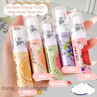 Xịt Thơm Miệng CUIJU Hoa Quả Thơm miệng sạch sẽ thơm tho Xịt thơm miệng giữ mùi lâu, không chứa cồn DANA