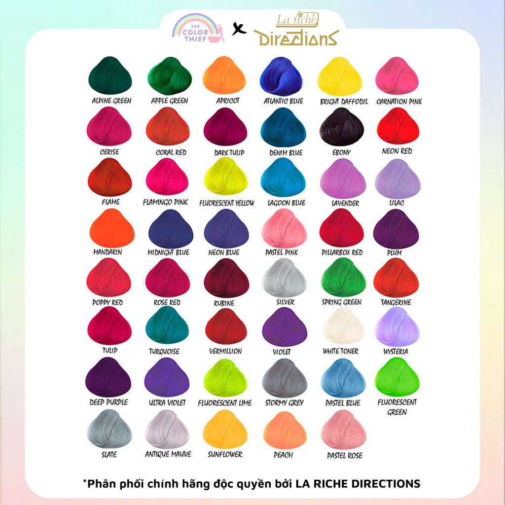 Thuốc nhuộm tóc La Riche Directions dạng Semi-permanent The Color Thief - Ảnh 4